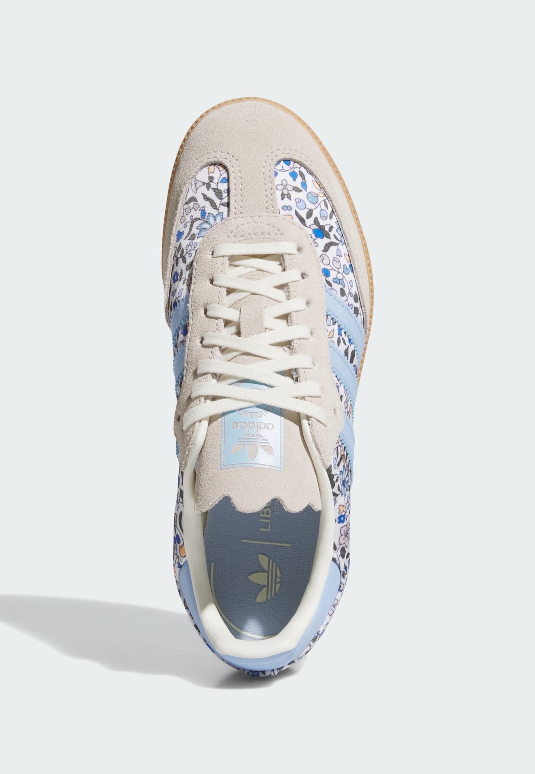 adidas Originals SAMBA OG LIBERTY LONDON - Sneaker - blau-cremeweißes Gummi