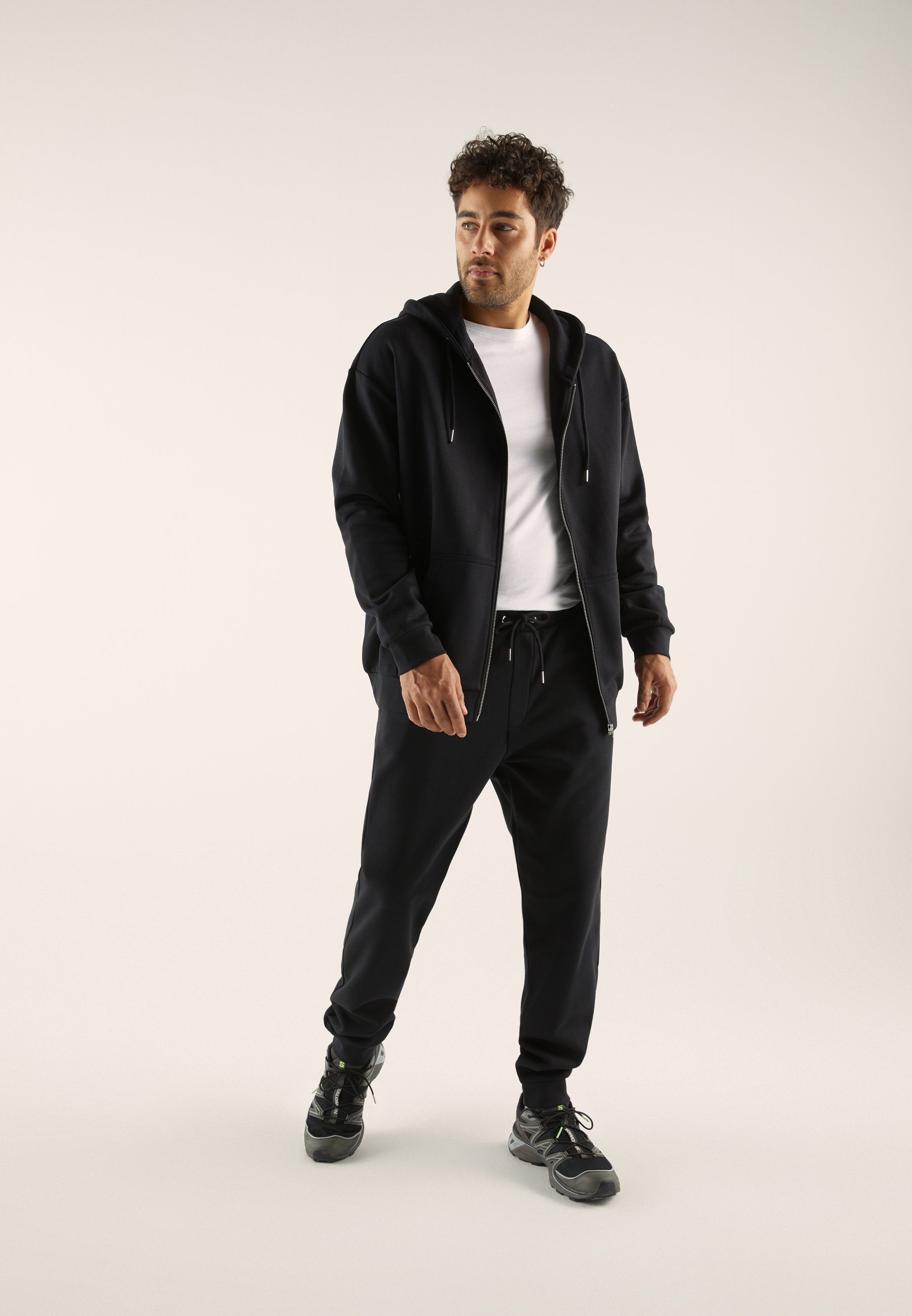 Pier One sweatshirt met rits - zwart