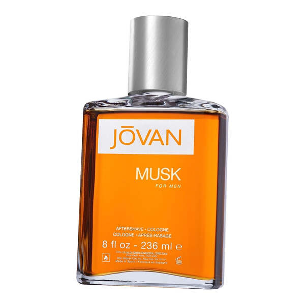 Jovan Musk Aftershave-Kölnischwasser für Männer, 236 ml Splash