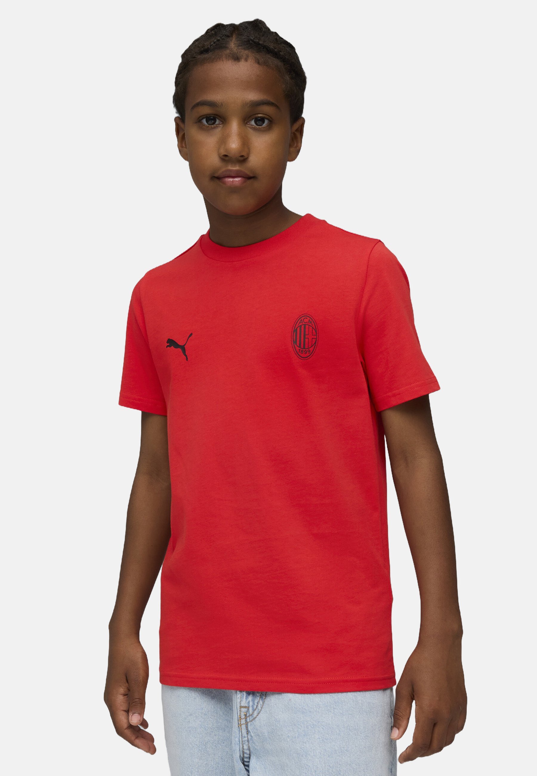 Puma AC MILAN FTBLESSENTIALS - Pelipaita - ikuisesti punainen-musta