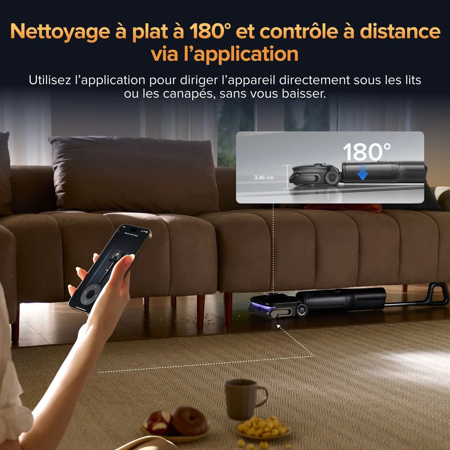 ROBOROCK F25 ULTRA - Aspirateur Balai Laveur - Nettoyage vapeur à 180 °C - 22000 Pa - Rouleau anti-enchevêtrement