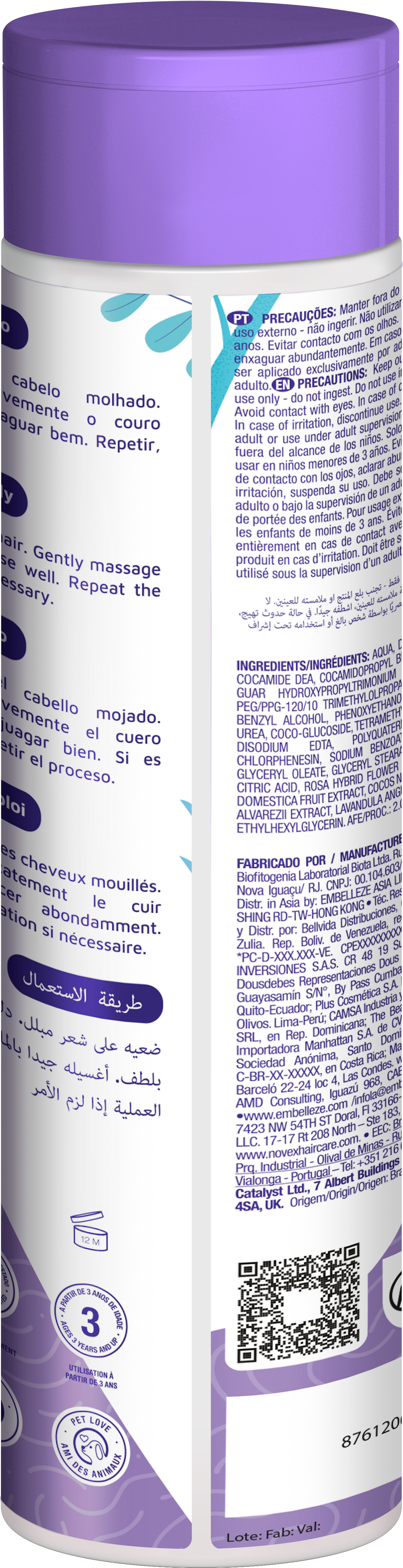Šampon Smooth Smooth za sijaj in mehkobo Šamponi za frizerske salone