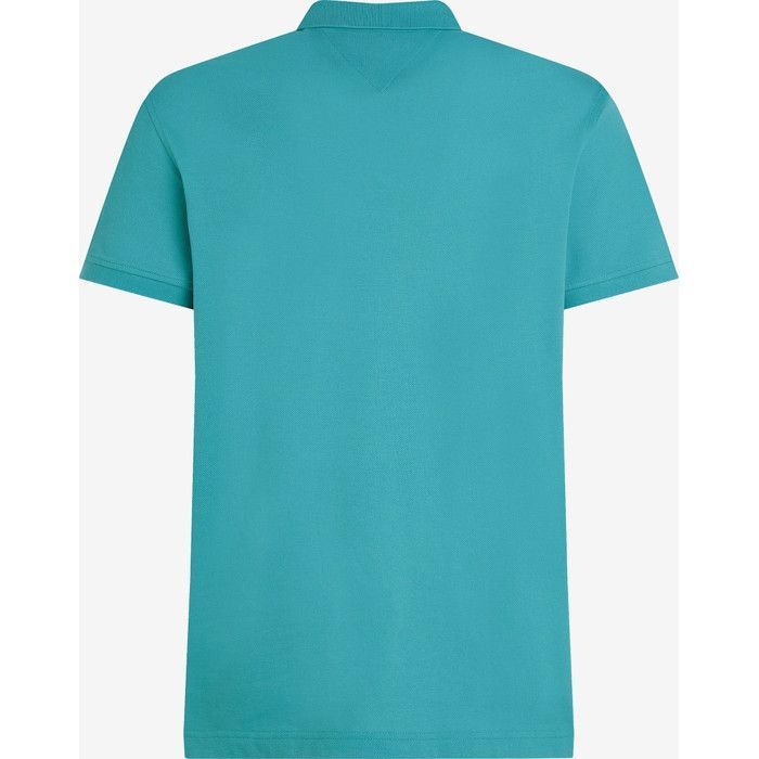 Tommy Hilfiger Men's Green Regular Fit Short Sleeve Polo Shirt