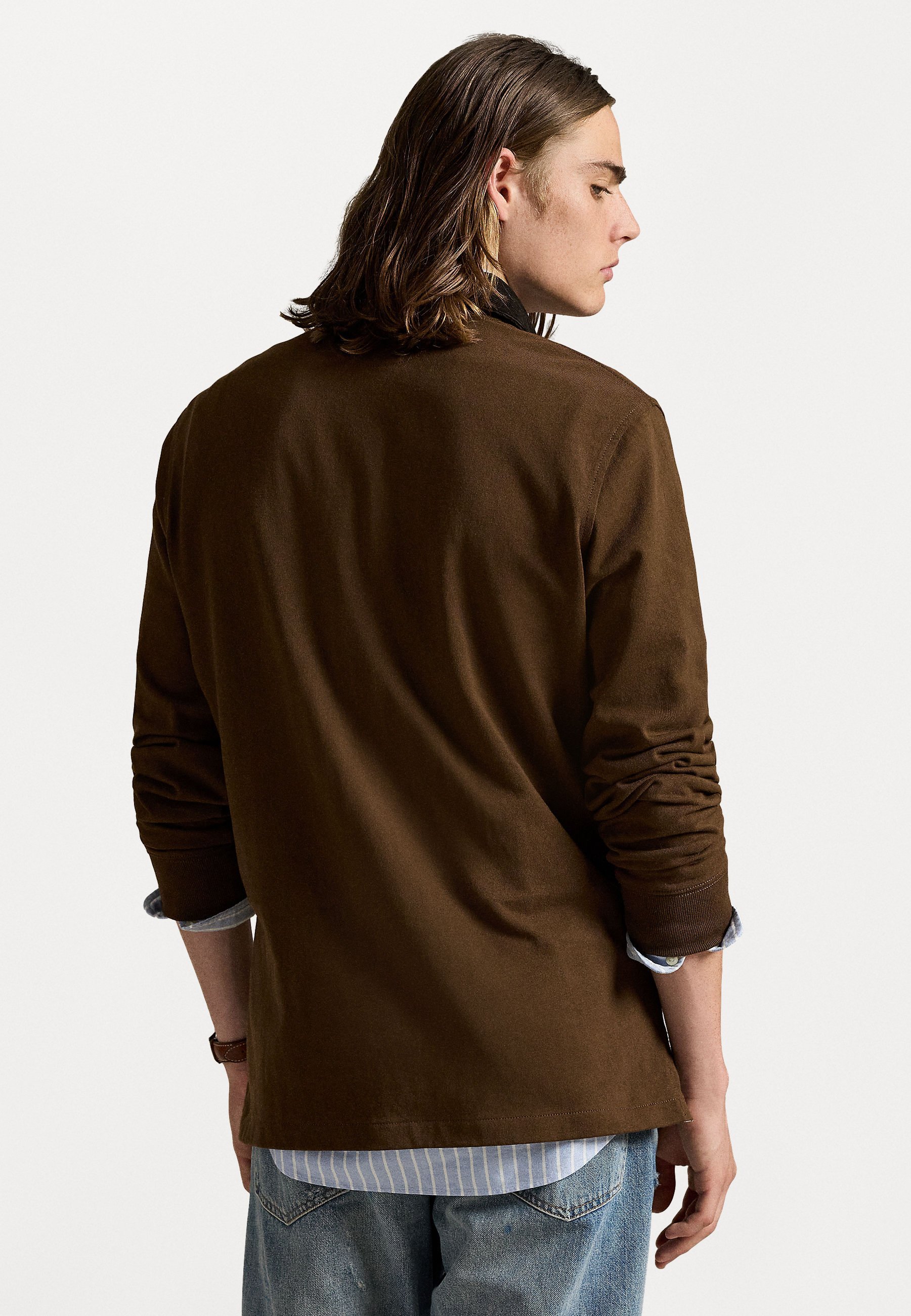 Polo Ralph Lauren Classic Fit Polo Bear Rugby Shirt - Polo shirt - branch brown