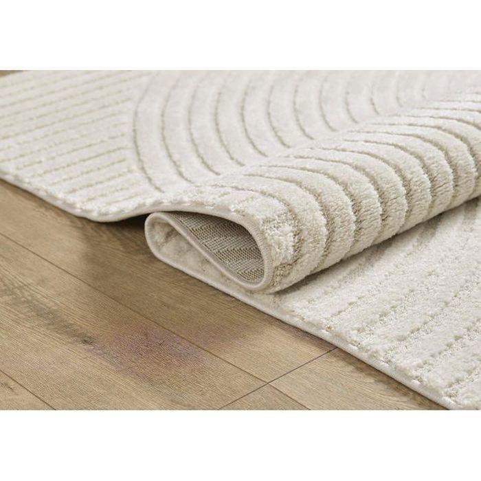 Tapis Moderne - THE CARPET - Everest 2251 - 160x230 cm - Effet 3D - Design Scandinave