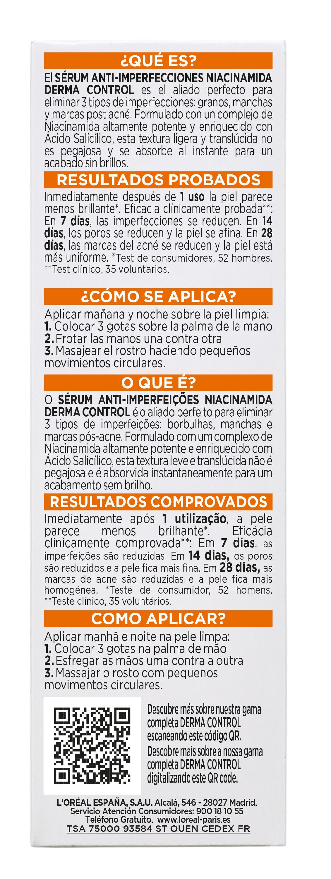 Men Expert Derma Control serum protiv nesavršenosti Kreme protiv tamnih mrlja
