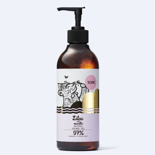 Gel de Banho Yope Lilás e Baunilha 400ml