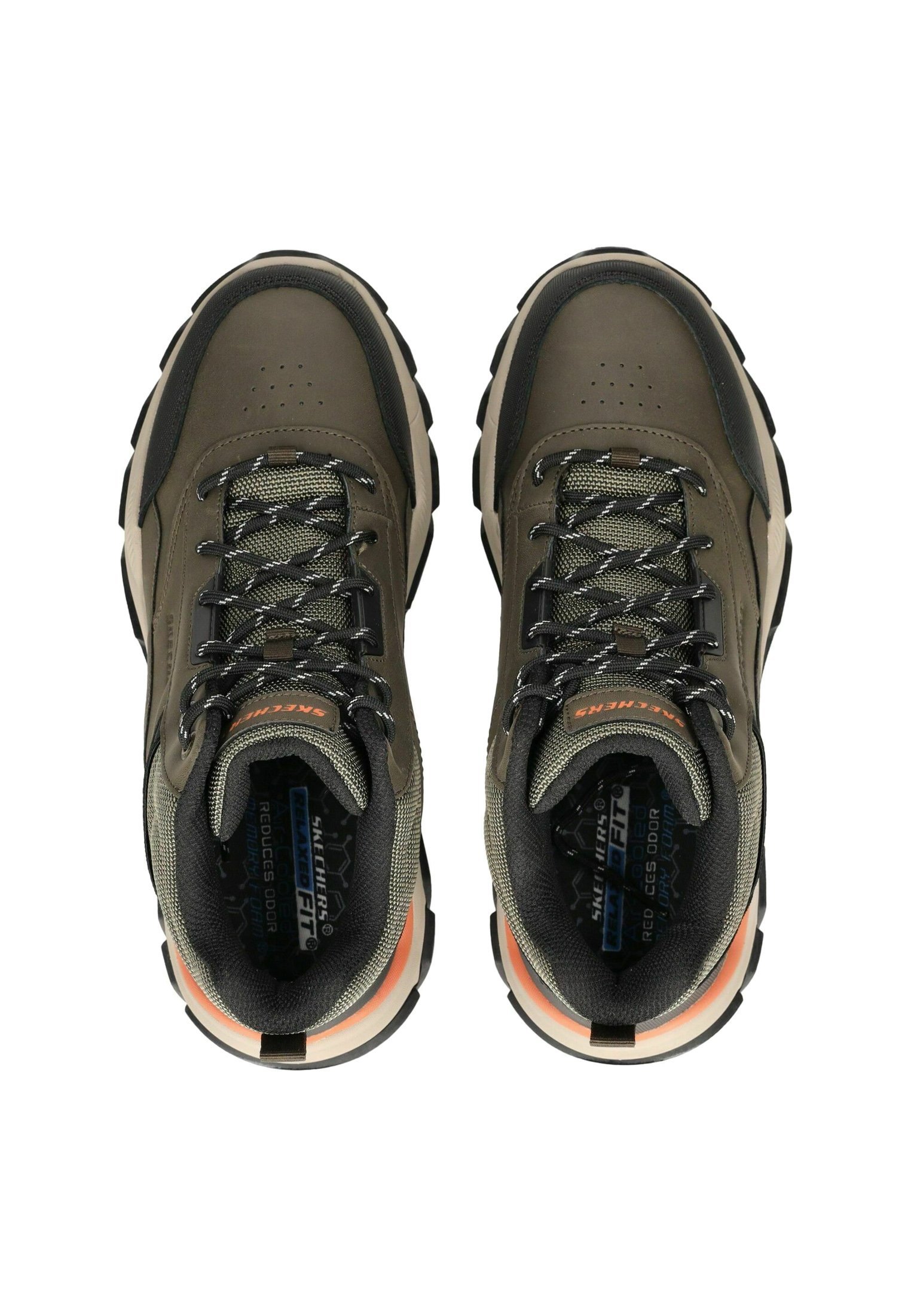 Skechers veterlaarsjes - olijfgroen