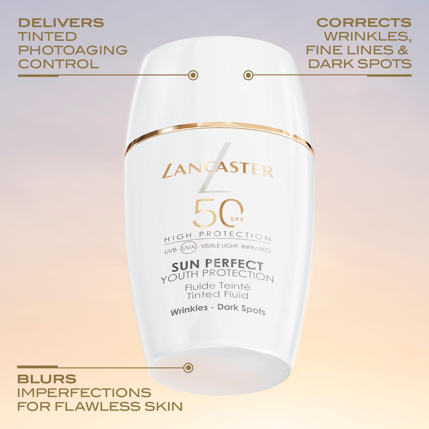Lancaster Sun Perfect Flytande solskyddsmedel SPF 50 - 30 ml