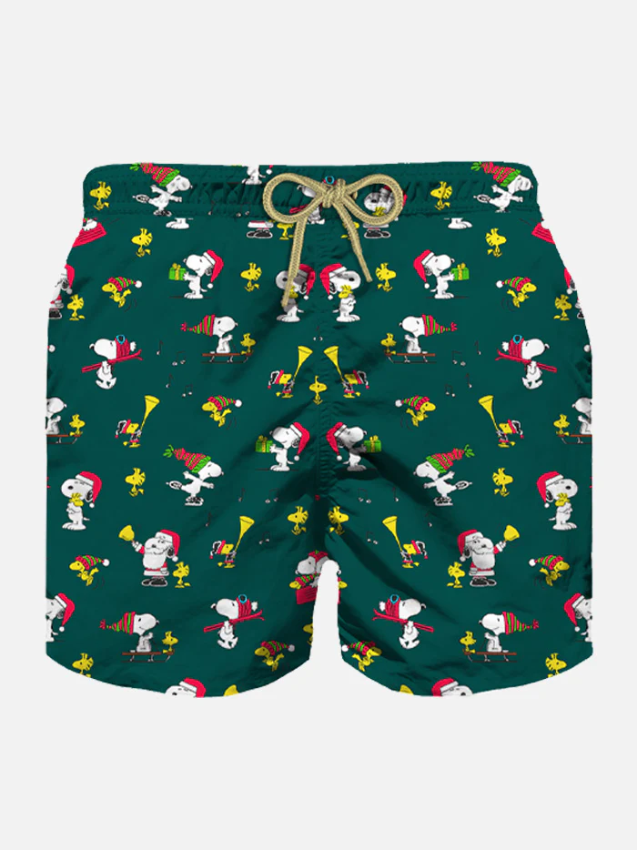 Costume da bagno da uomo in tessuto leggero con stampa Snoopy Padel |