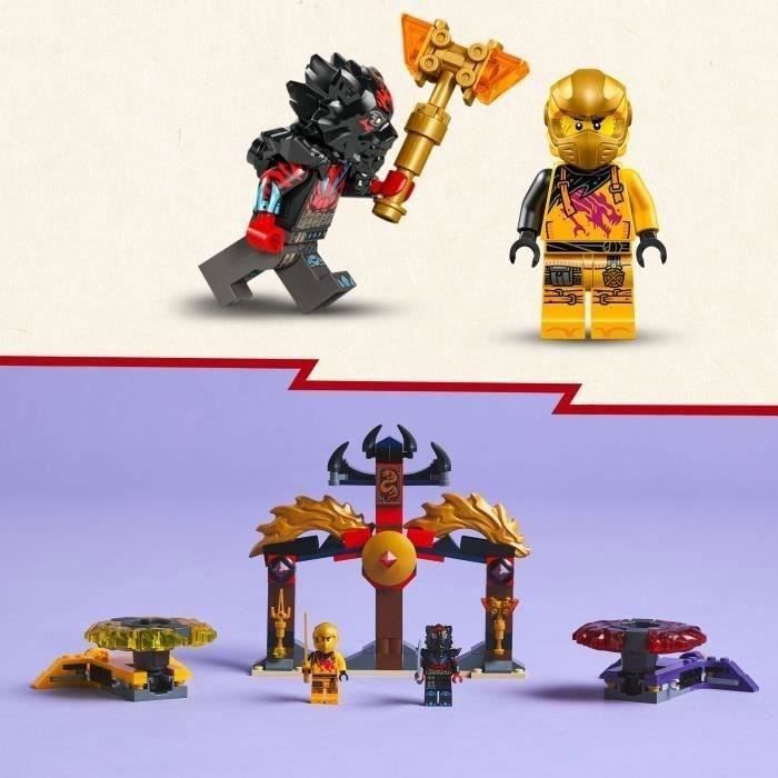 LEGO NINJAGO 71826 Drachen-Spinjitzu-Kampfset – Bauset für Kinder ab 6 Jahren