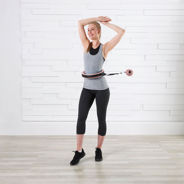 Slimme fitnessband met timer, rosé