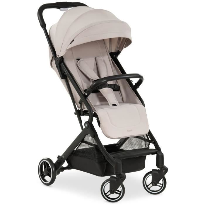 HAUCK - Compact Stroller - TRAVEL N CARE - 4 Wheels - One-Hand Fold - Beige