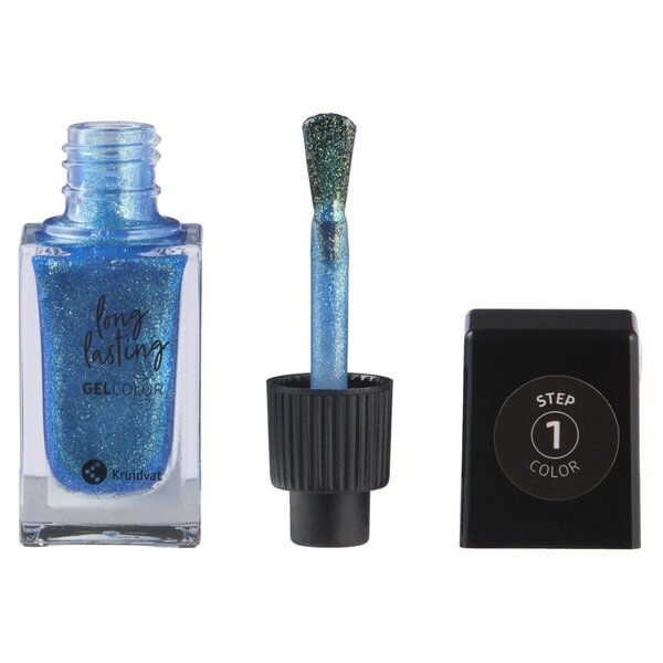 Kruidvat Cosmic Dreams 040 Cosmic Blue Long Lasting Gel Color Nagellak<br>9ml