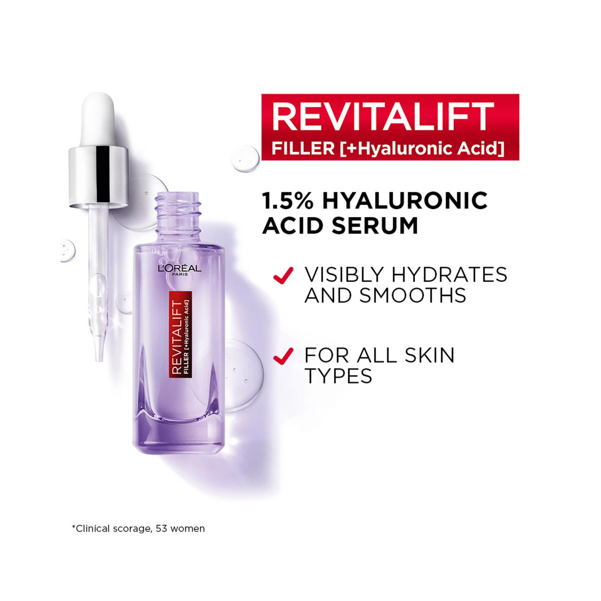 Revitalift Filler 1,5% serum z kwasem hialuronowym 30 ml - L'Oréal Paris