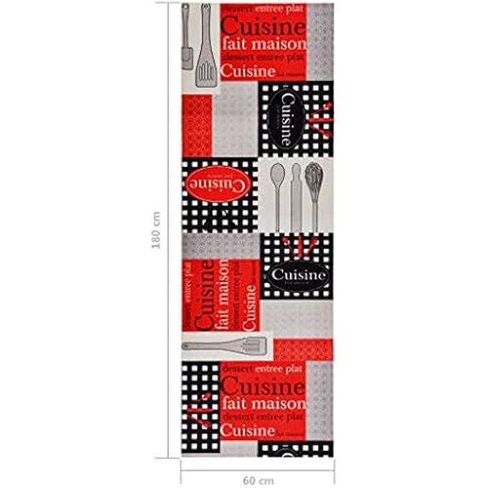 Keukenmat - VIDAXL - 60x180 cm - Wasbaar - Meerkleurig - Rechthoekig
