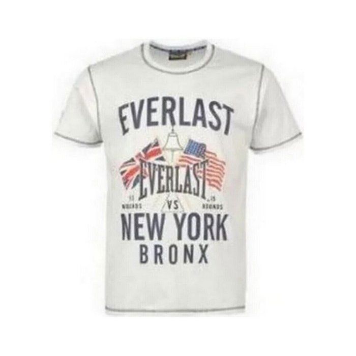 T-shirt Homme - EVERLAST - Bronx - Blanc - 100% Coton - Manches Courtes