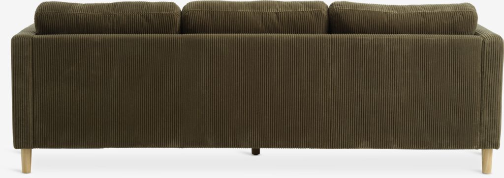 FALSLEV Sofa su šezlongu FALSLEV alyvuogių velvetas