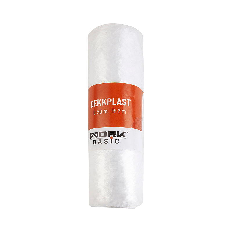 Telo di copertura base in plastica 2x50 m, Lavoro