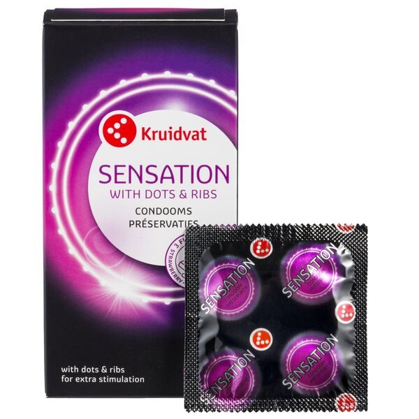 Кондоми Kruidvat Sensation<br>Медицински уређај - 9 комада
