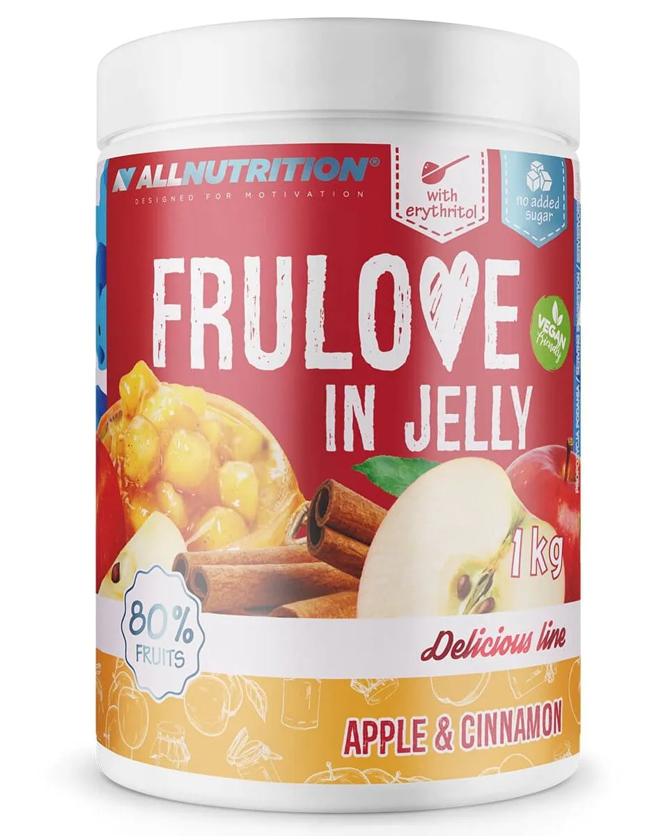 Allnutrition Frulove in Jelly Apple & Cinnamon - owoce w żelu 1 kg