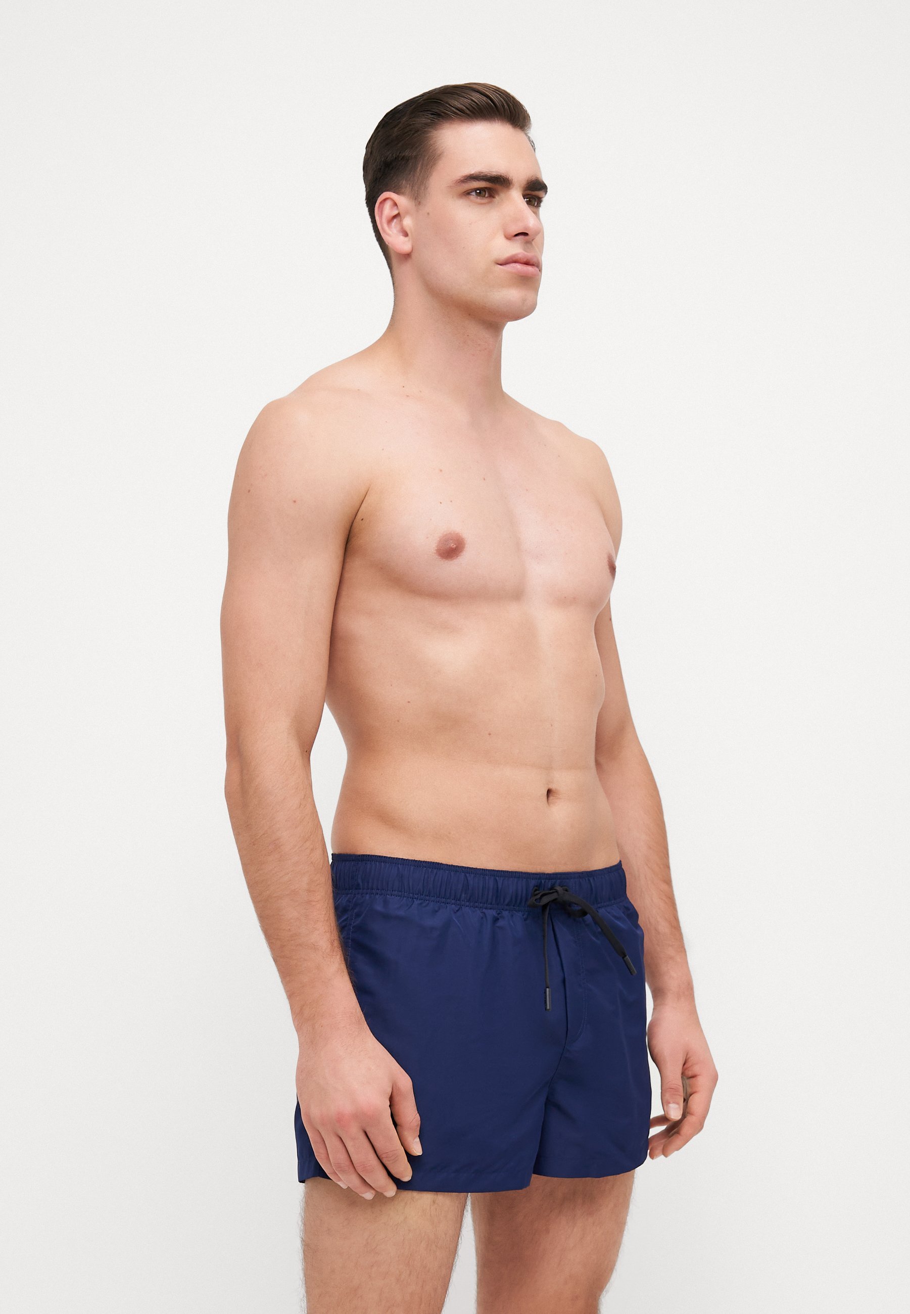 Pantaloncini da bagno Versace SWIM GOLFO MEDUSA PATCH - blu inchiostro