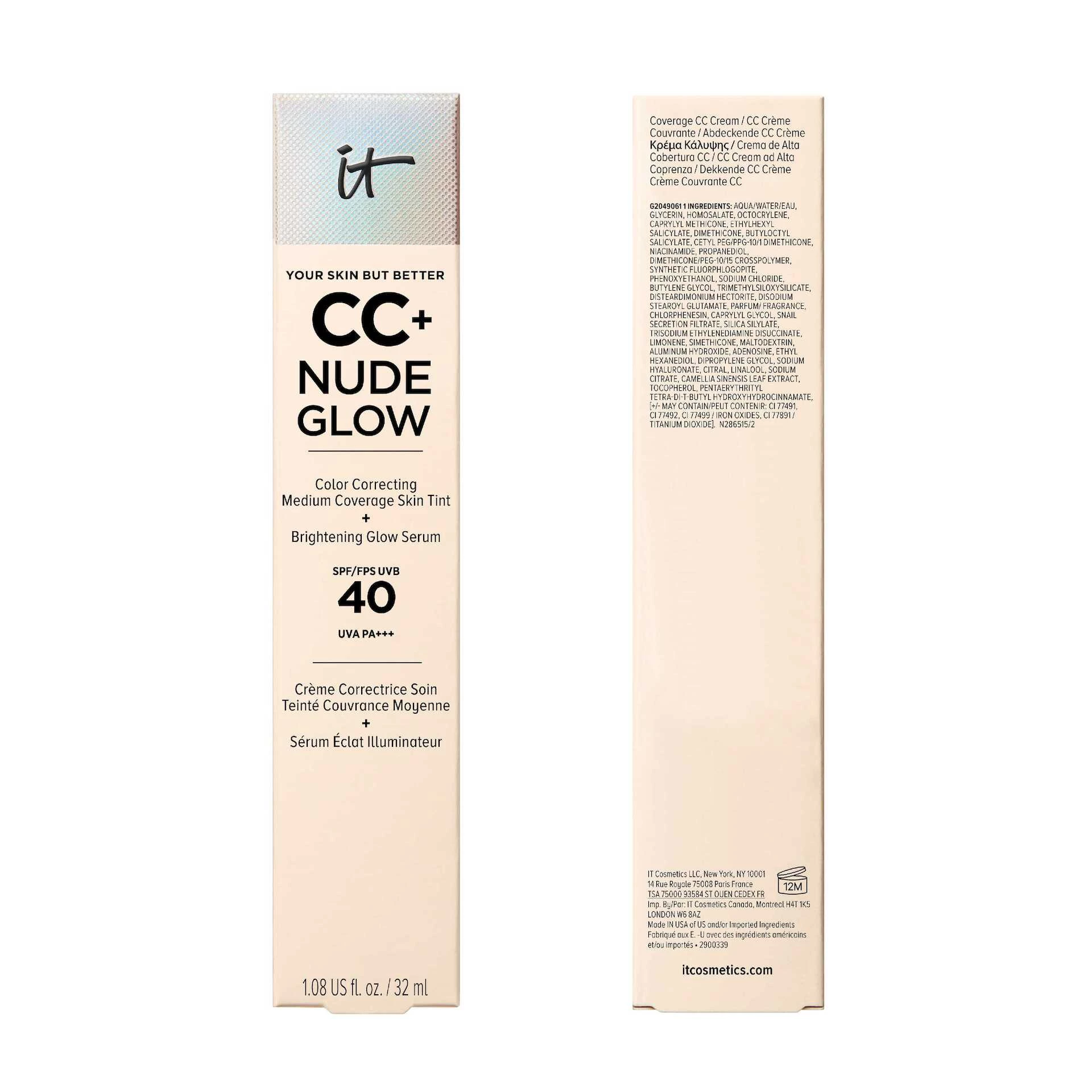 Your Skin But Better CC+ Nude Glow alapozó Fair Light - IT Cosmetics