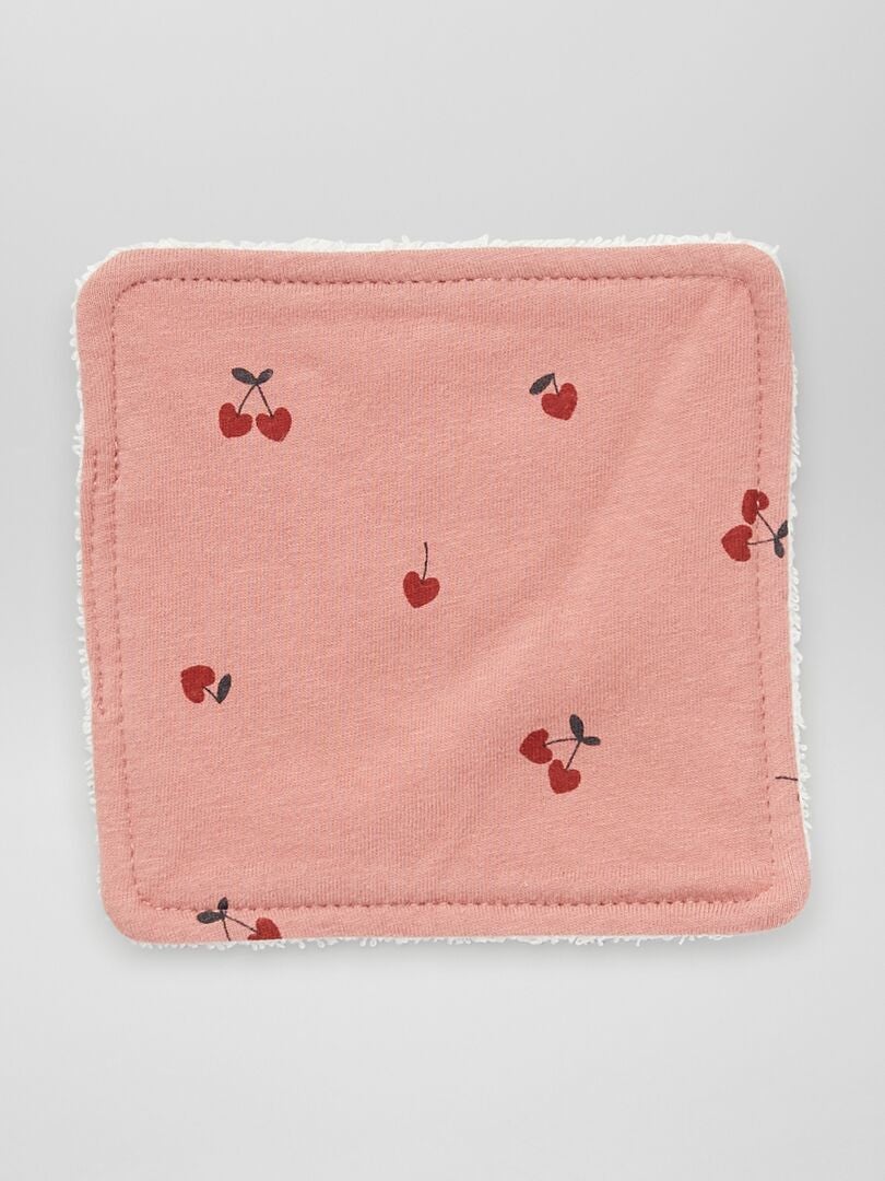 Set van 6 wasbare doekjes - ROZE