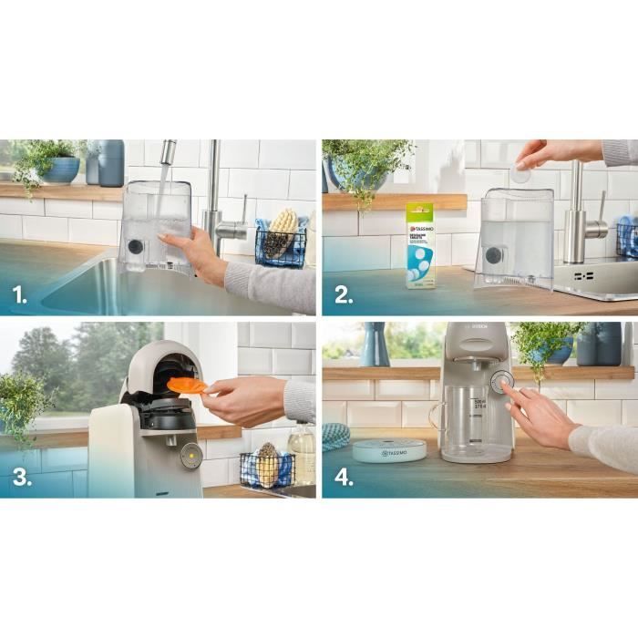 Machine à café multi-boissons - BOSCH - TASSIMO - T16 Finesse vanille - 1400 W