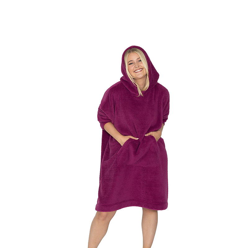 Maglione comodo con inserti in lurex, taglia unica.