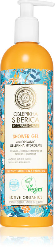 Natura Siberica Oblepikha (Sea-Buckthorn) Gel de banho hidratante nutritivo
