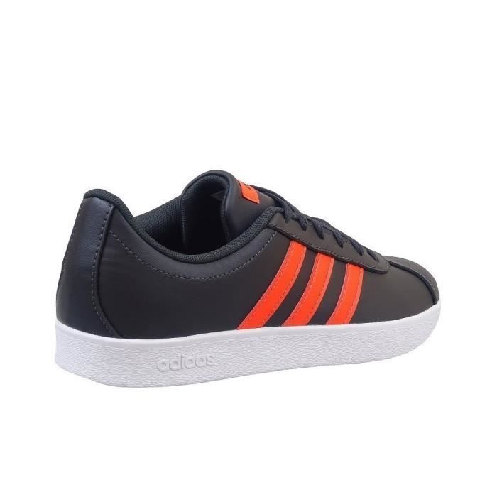 Baskets Adidas VL Court 20 K - Mixte - Noir - Adulte