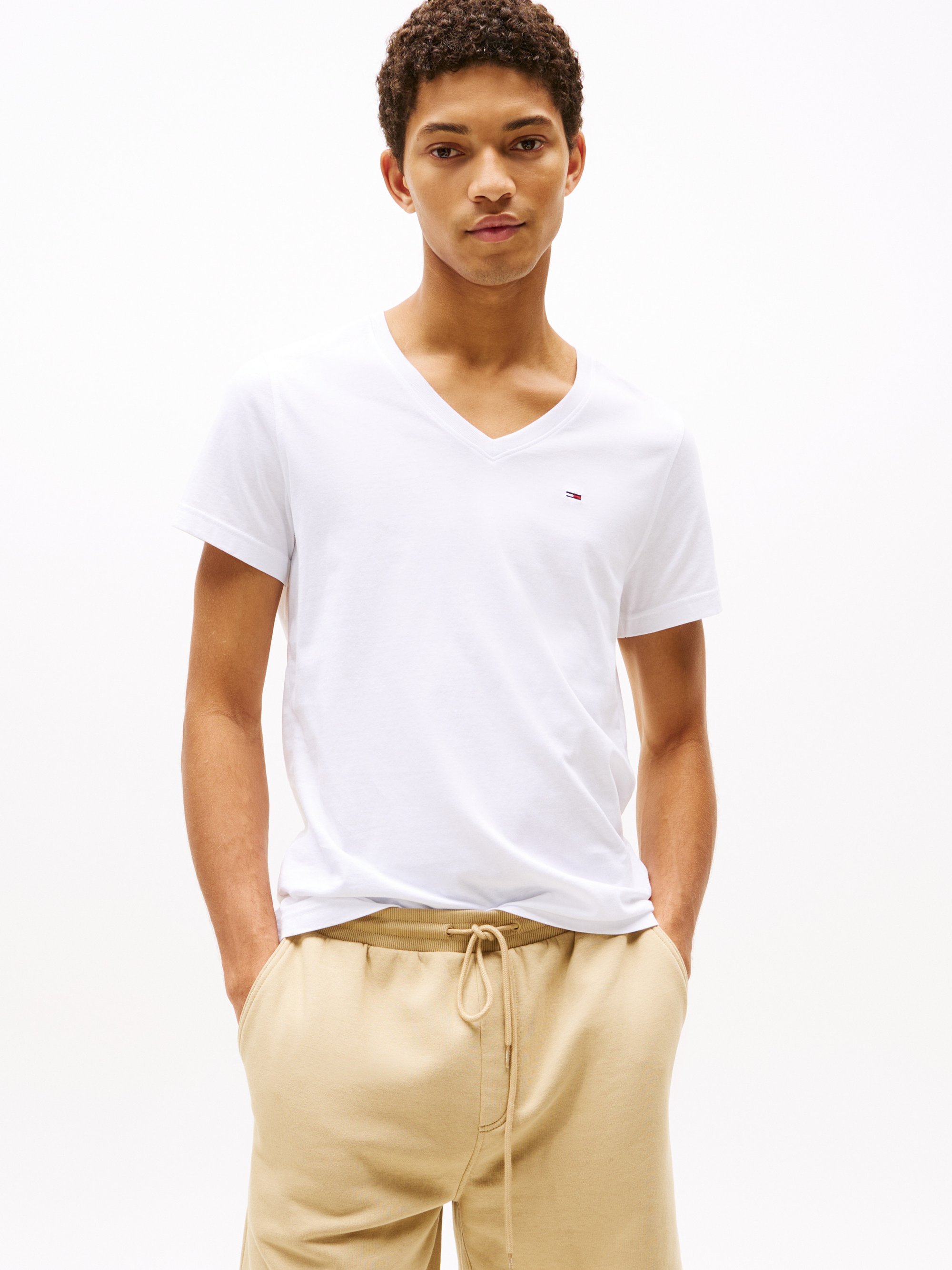 T-shirt basique Tommy Jeans - blanc classique