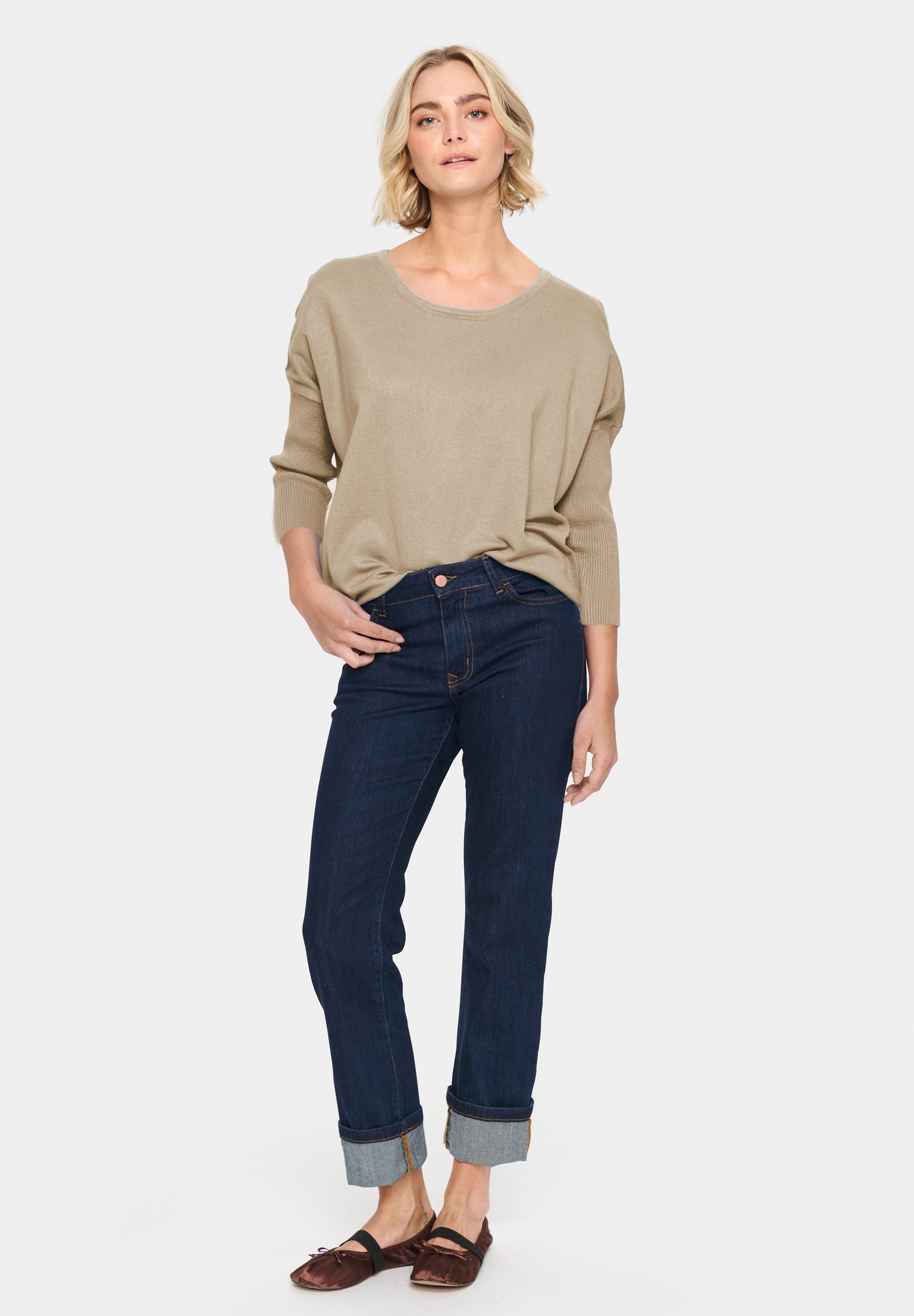 Saint Tropez Jumper - plaza taupe melange