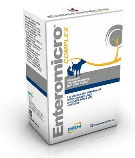 DRN Enteromicro Complex 32 Tabletten Ergänzungsfuttermittel für Hunde und Katzen
