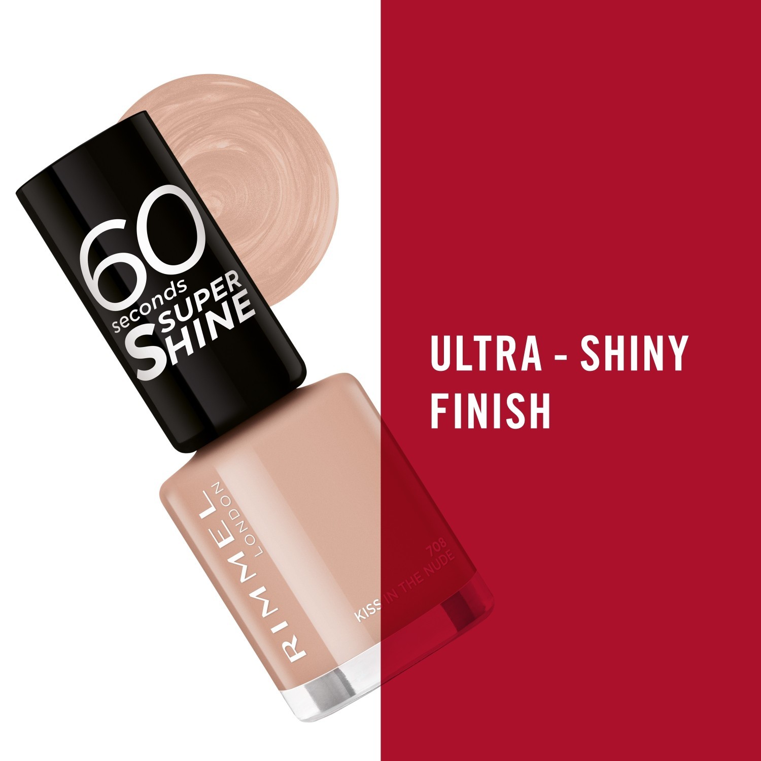 Rimmel London lak za nokte 60 Seconds Super Shine - 8 g