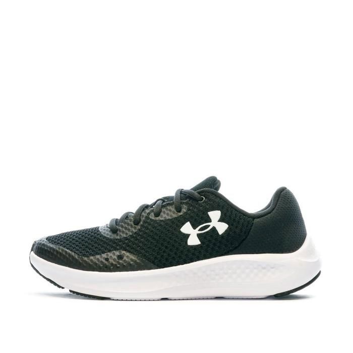 Under Armour Charged Pursuit 3 hardloopschoenen voor dames in zwart/wit