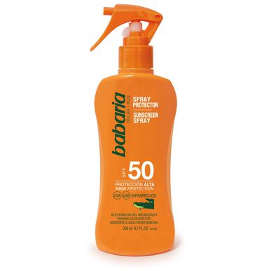 Babaria Vartalon aurinkovoide aloe veralla SPF 50 200 ml