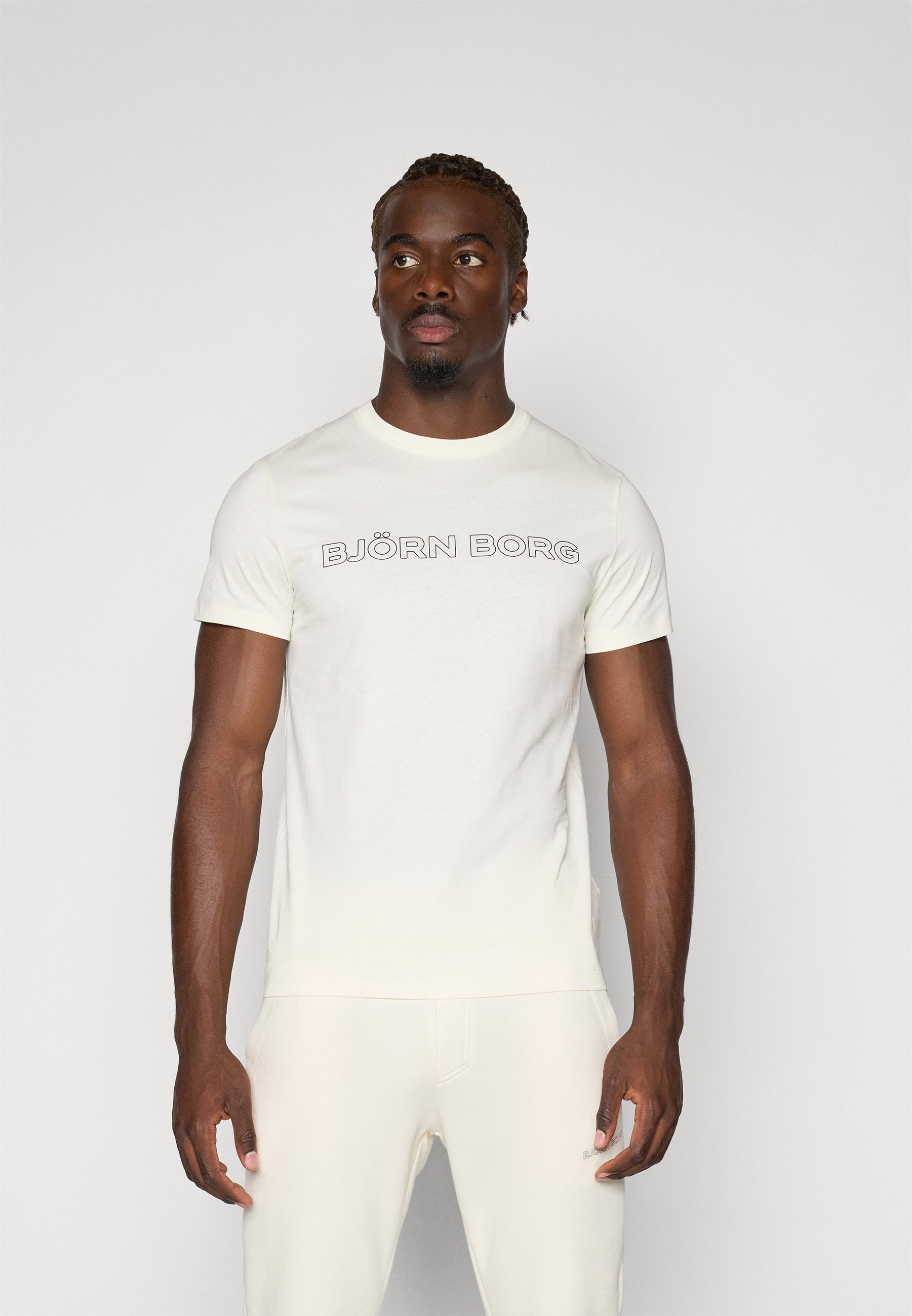Björn Borg ESSENTIAL - T-shirt stampata - tofu