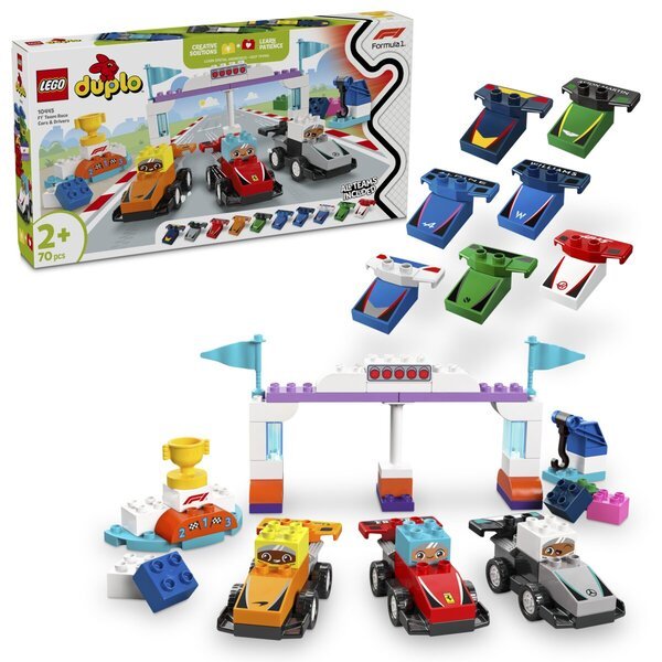 LEGO DUPLO Town 10445 F1 timski trkaći automobili i vozači