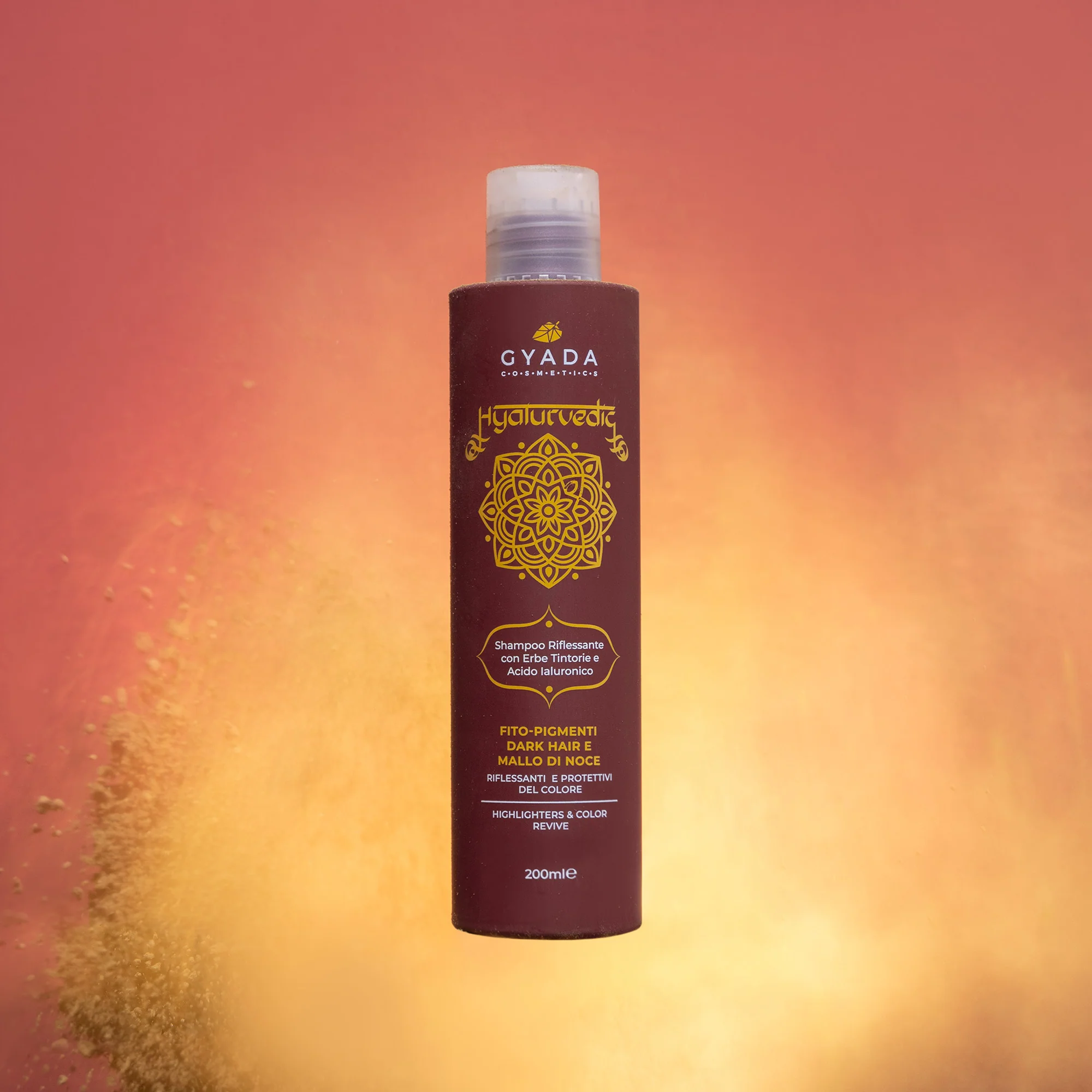 Hyalurvedic Shampoo Riflessante Dark Hair - Shampoo Protezione Colore