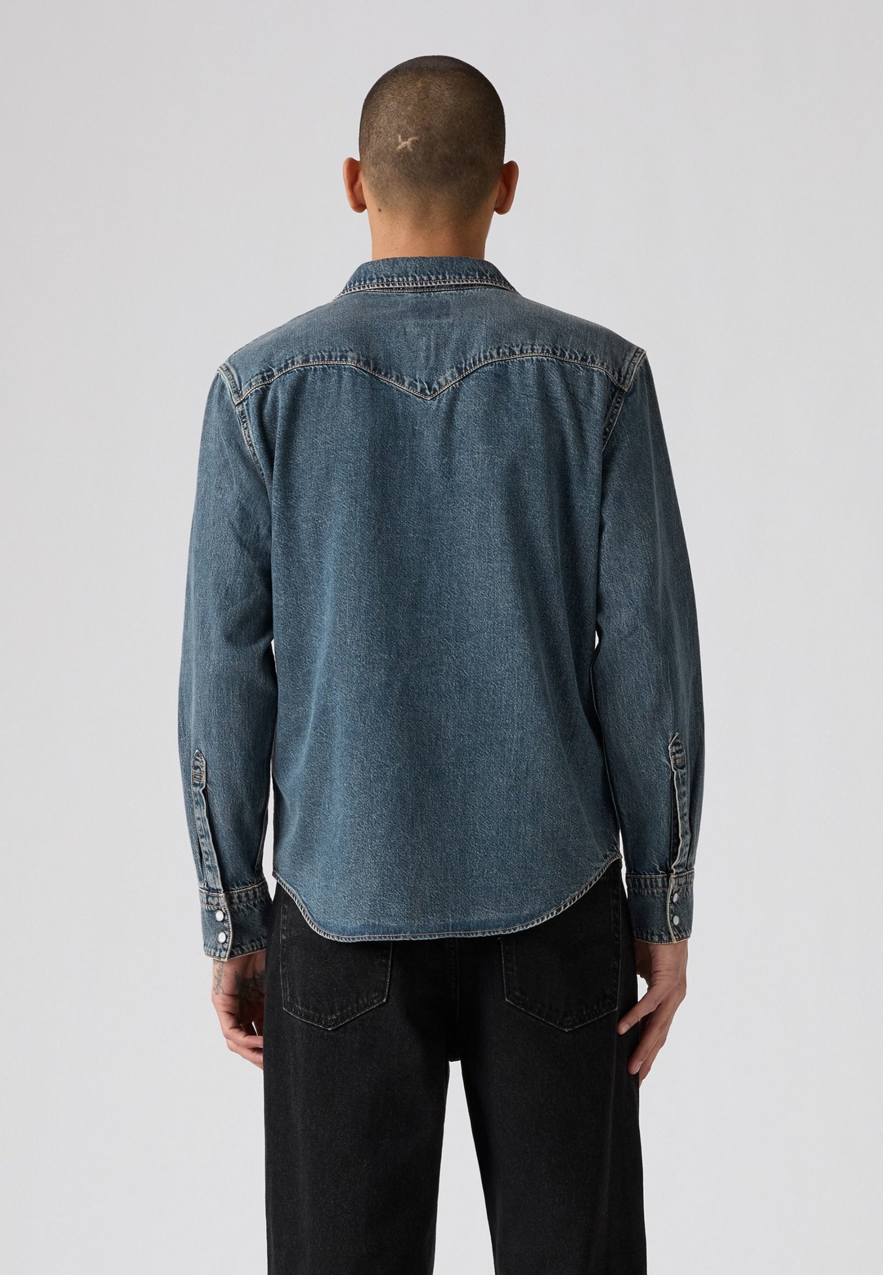 Levi's® BARSTOW WESTERN STANDARD - Shirt - gewassen blauw