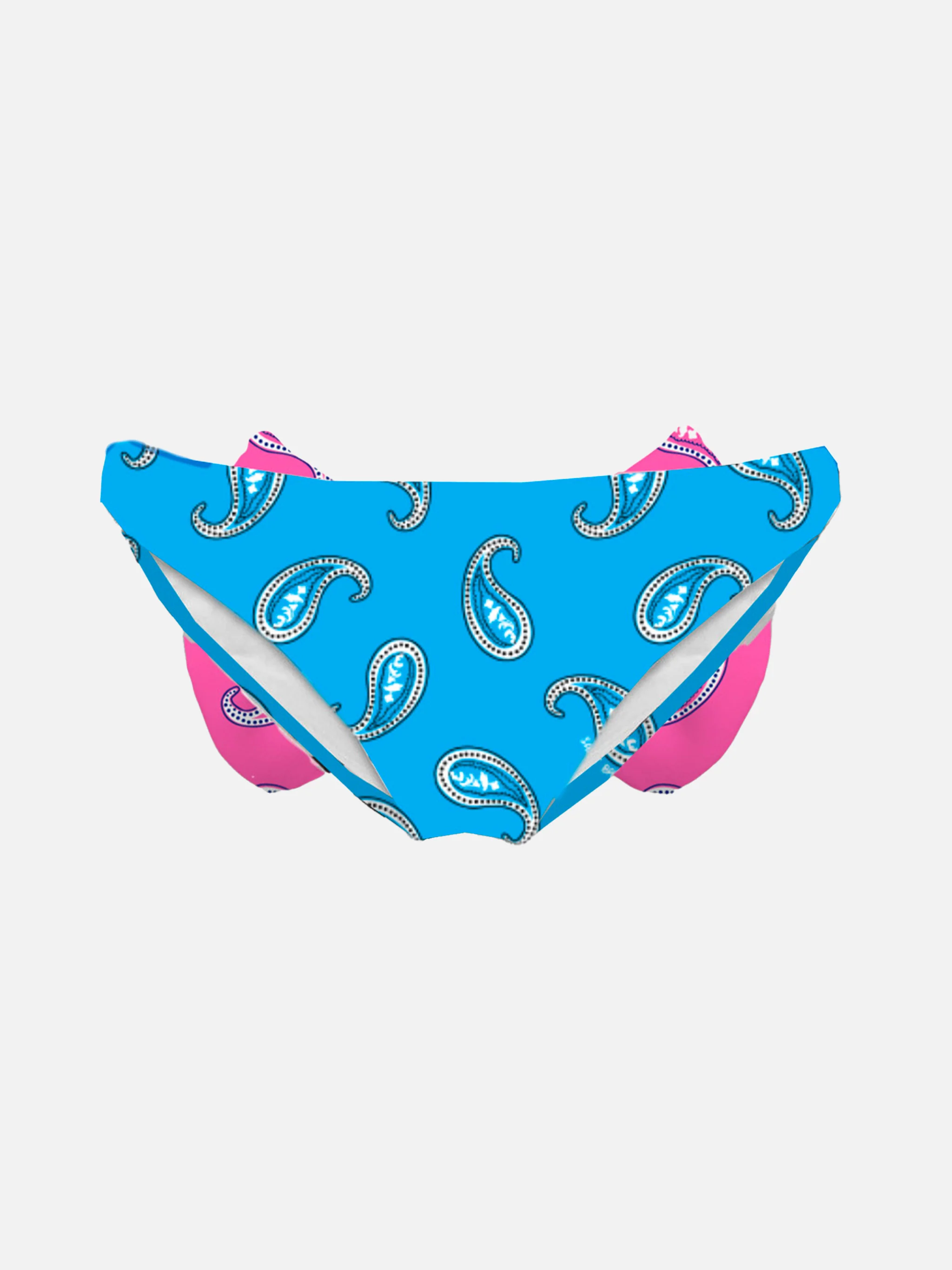 Braguitas de baño para niñas con estampado de cachemir