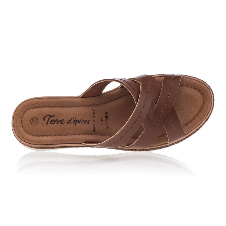 Women's Brown Mules/Clogs