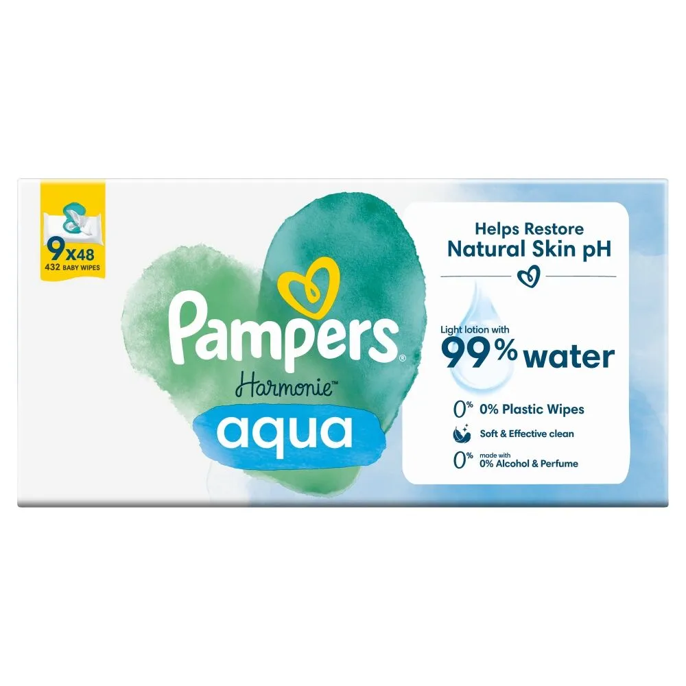 Pampers Aqua Harmonie Chusteczki nawilżane