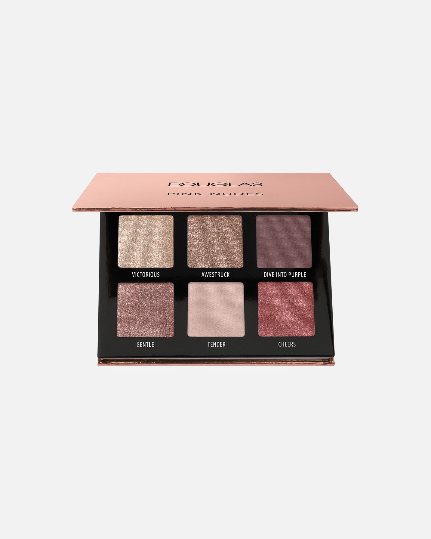 Douglas Collection paleta sjenila za oči „Pink Nudes“ – mini paleta sjenila za oči – 7,5 g