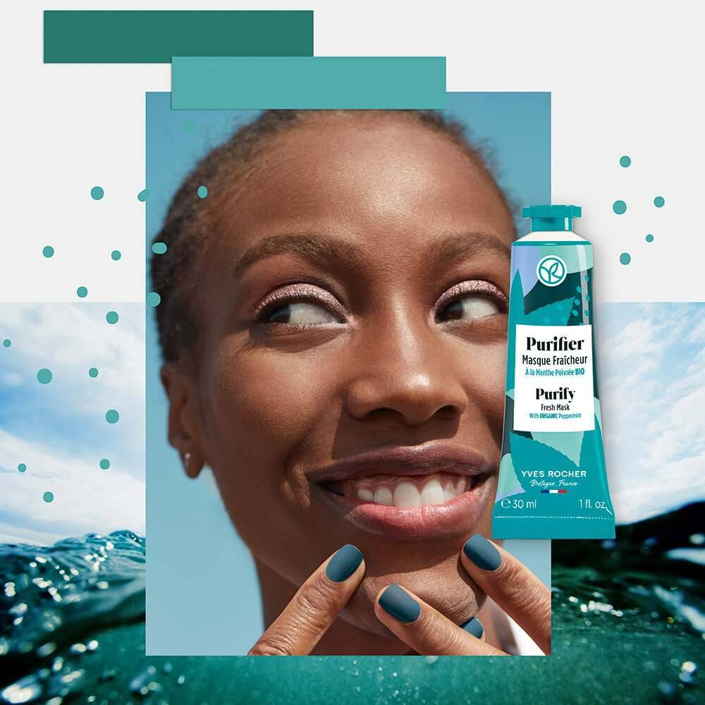 Mascarilla facial refrescante