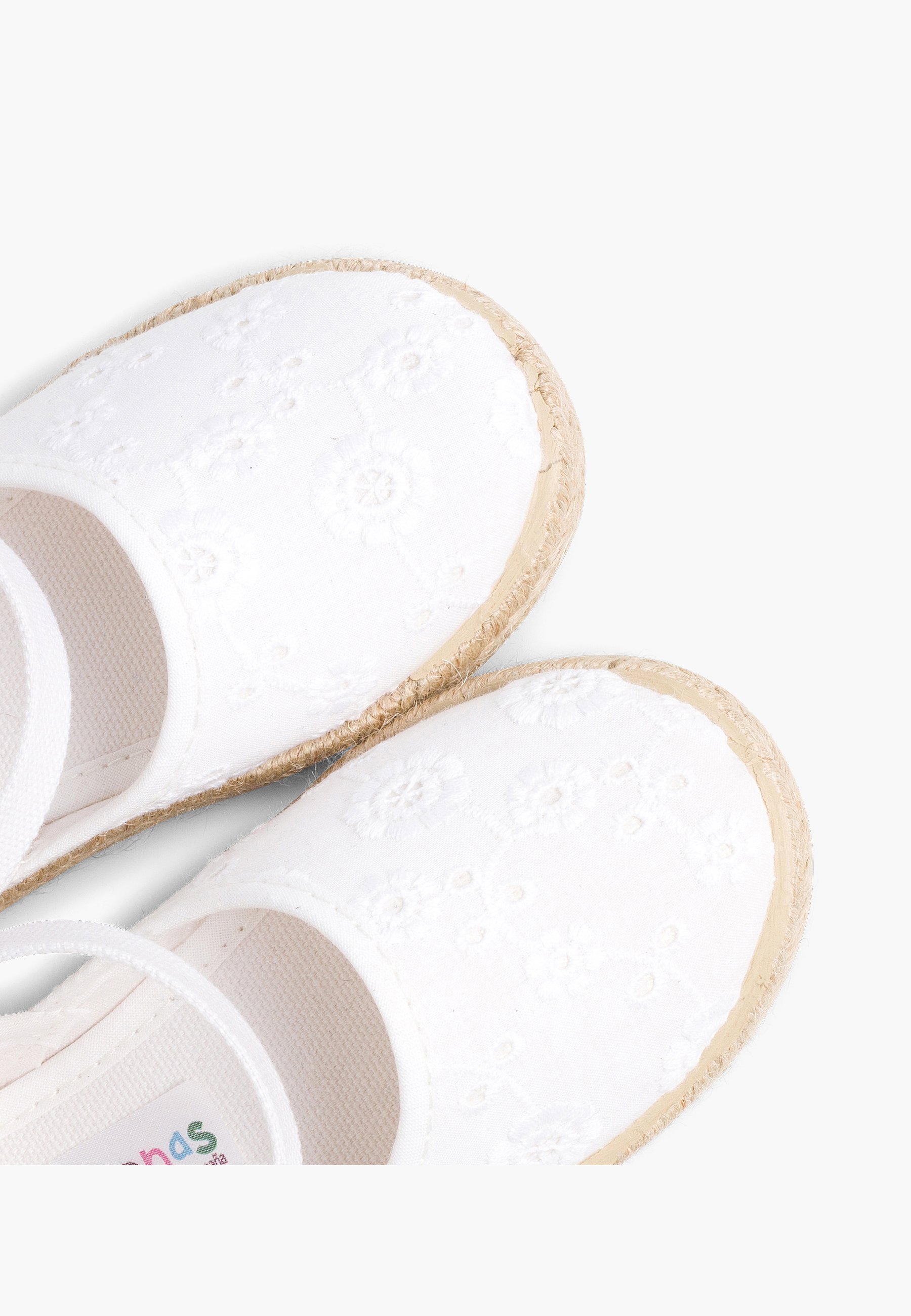 Pisamonas Ballerine con cinturino alla caviglia - bianco