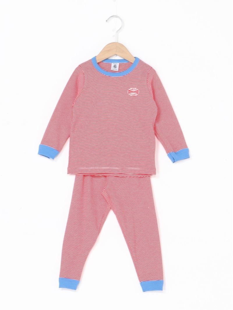 (K) Pyjama imprimé à manches longues