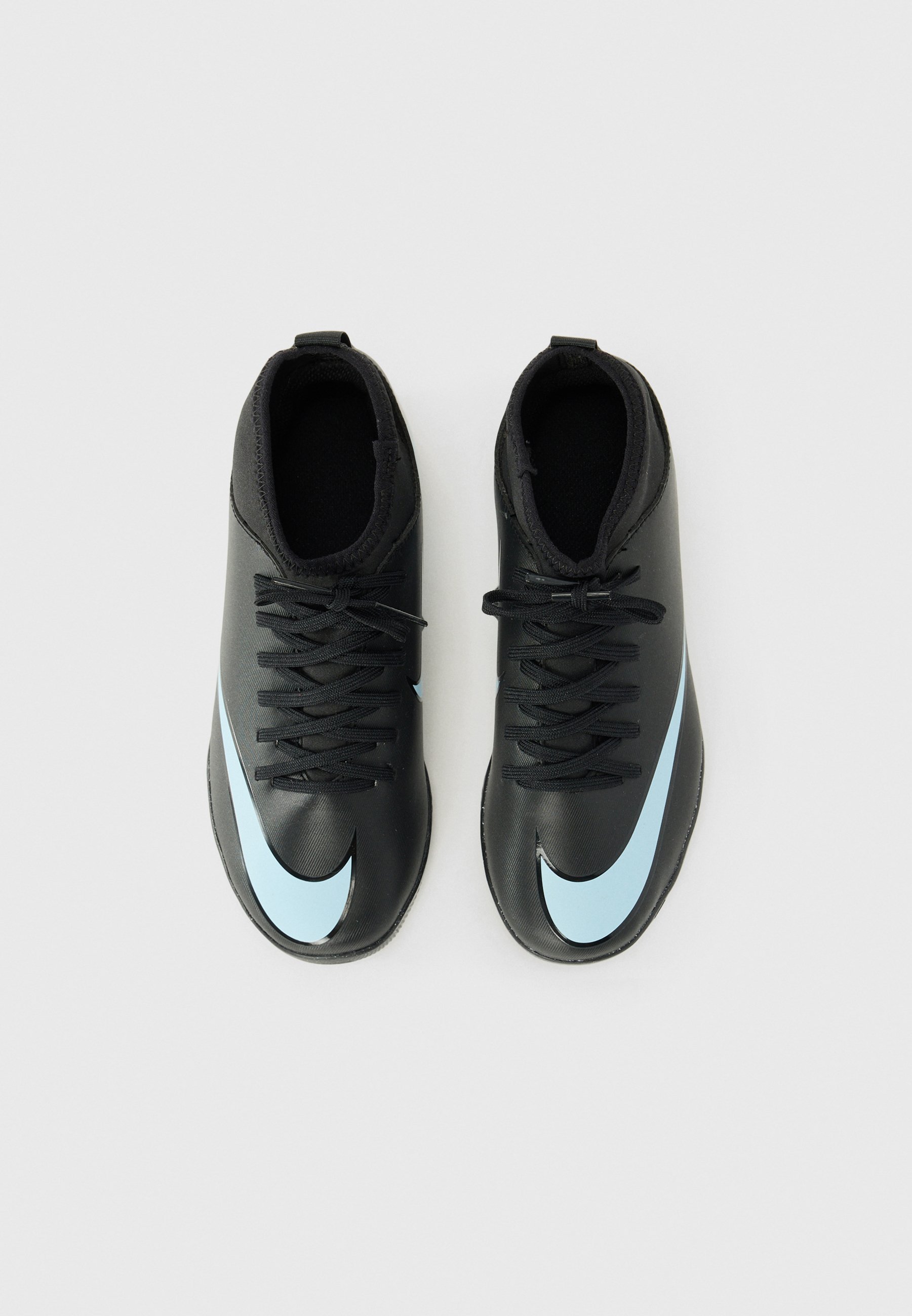 Nike Performance 10 CLUB UNISEX - Zaalvoetbalschoenen - zwart/ijsblauw